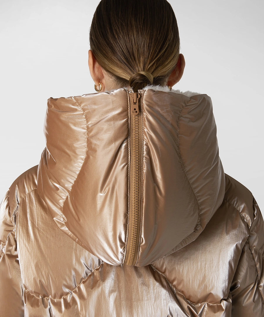Giubbino con Cappuccio Peuterey / Beige - Ideal Moda