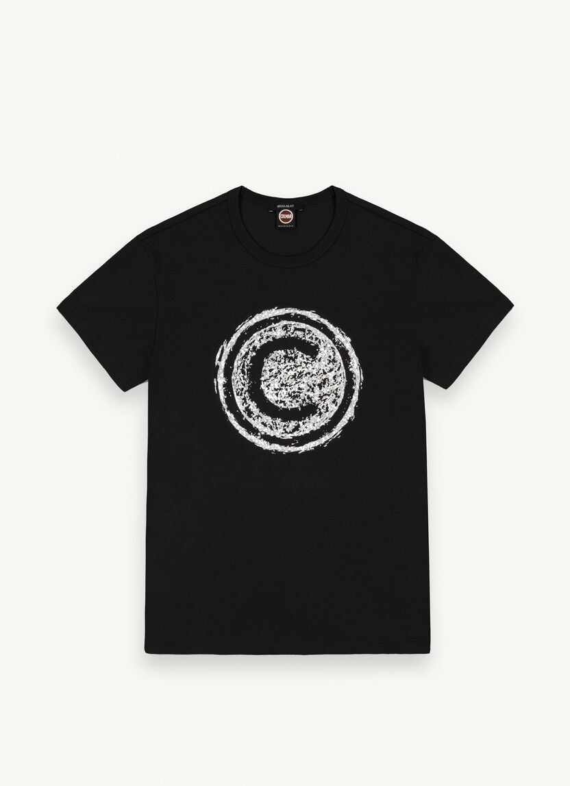 T-Shirt Colmar con Logo / Nero - Ideal Moda