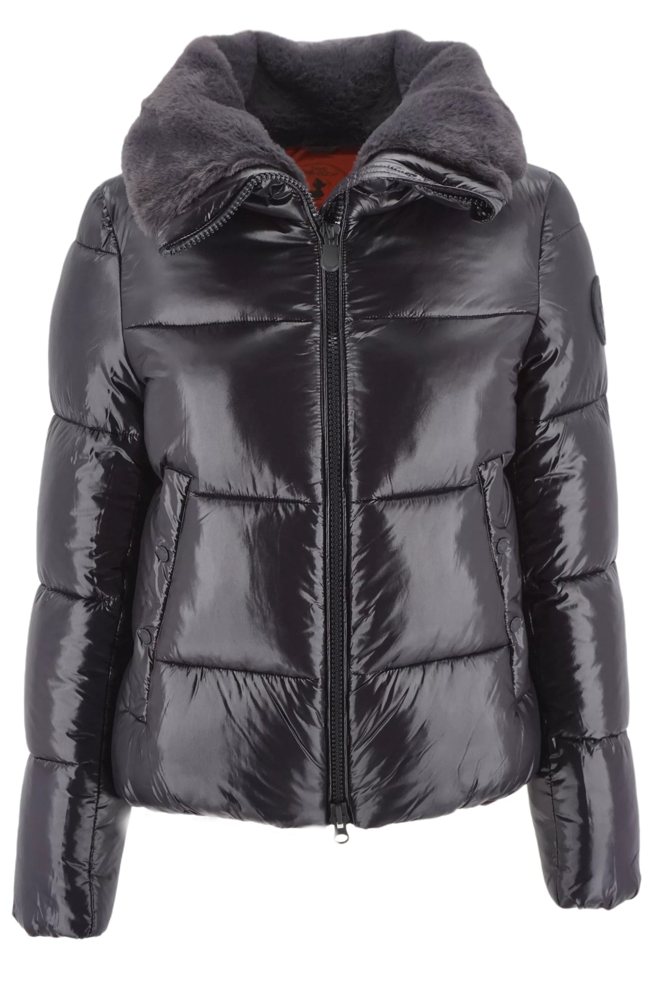 Giubbino con Logo Save The Duck / Nero - Ideal Moda