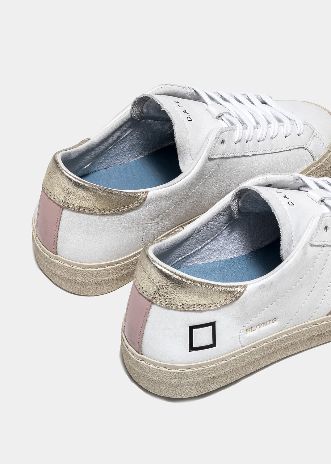 Sneaker DATE in Pelle Hill Low Vintage Calf / Bianco - Ideal Moda
