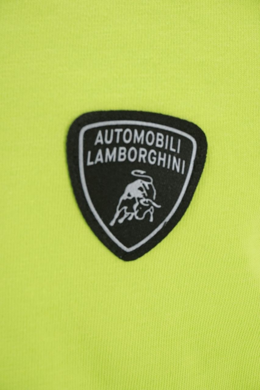 T-Shirt Automobili Lamborghini con Logo / Verde - Ideal Moda
