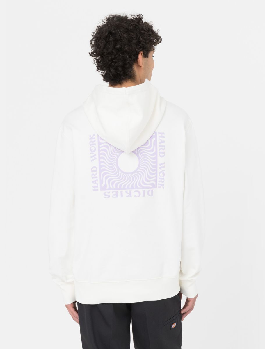 Felpa Oatfield con Logo Dickies / Bianco - Ideal Moda