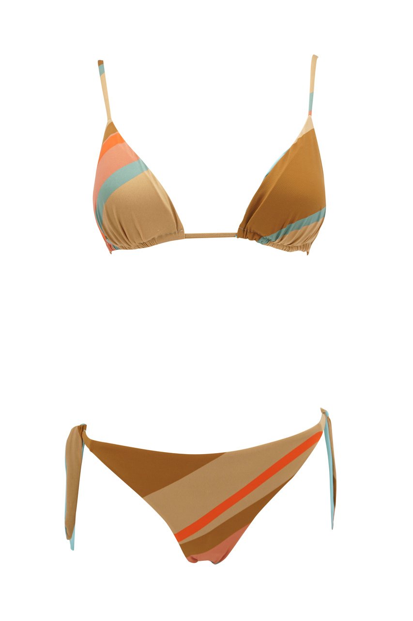 Bikini Triangolo Reversibile / Beige - Ideal Moda