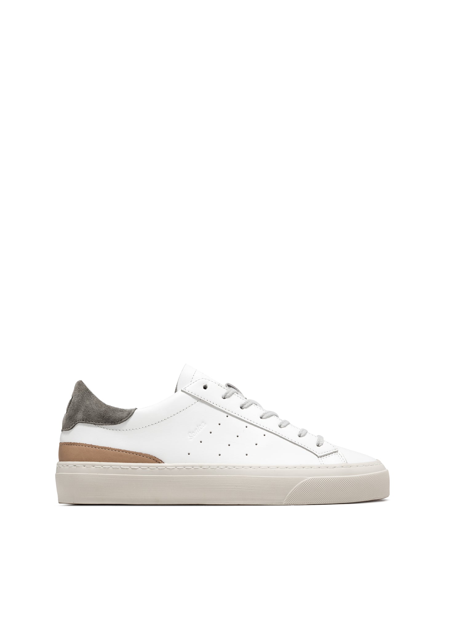 Sneaker DATE Sonica Leather / Bianco - Ideal Moda