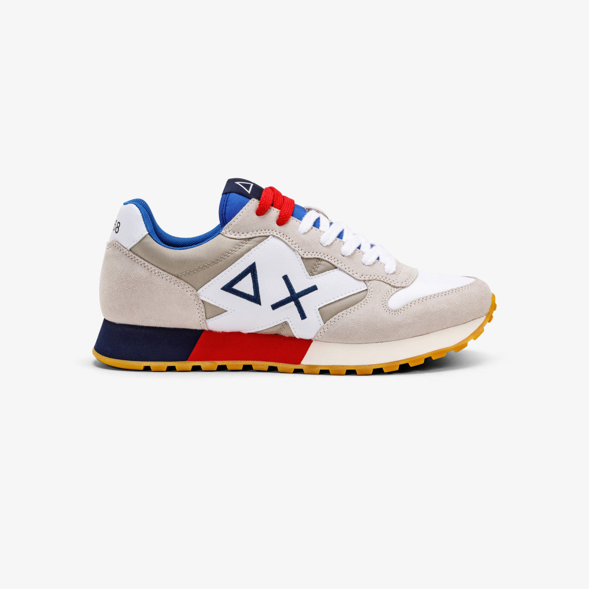 Sneaker Sun68 Jaki Tricolors / Bianco - Ideal Moda