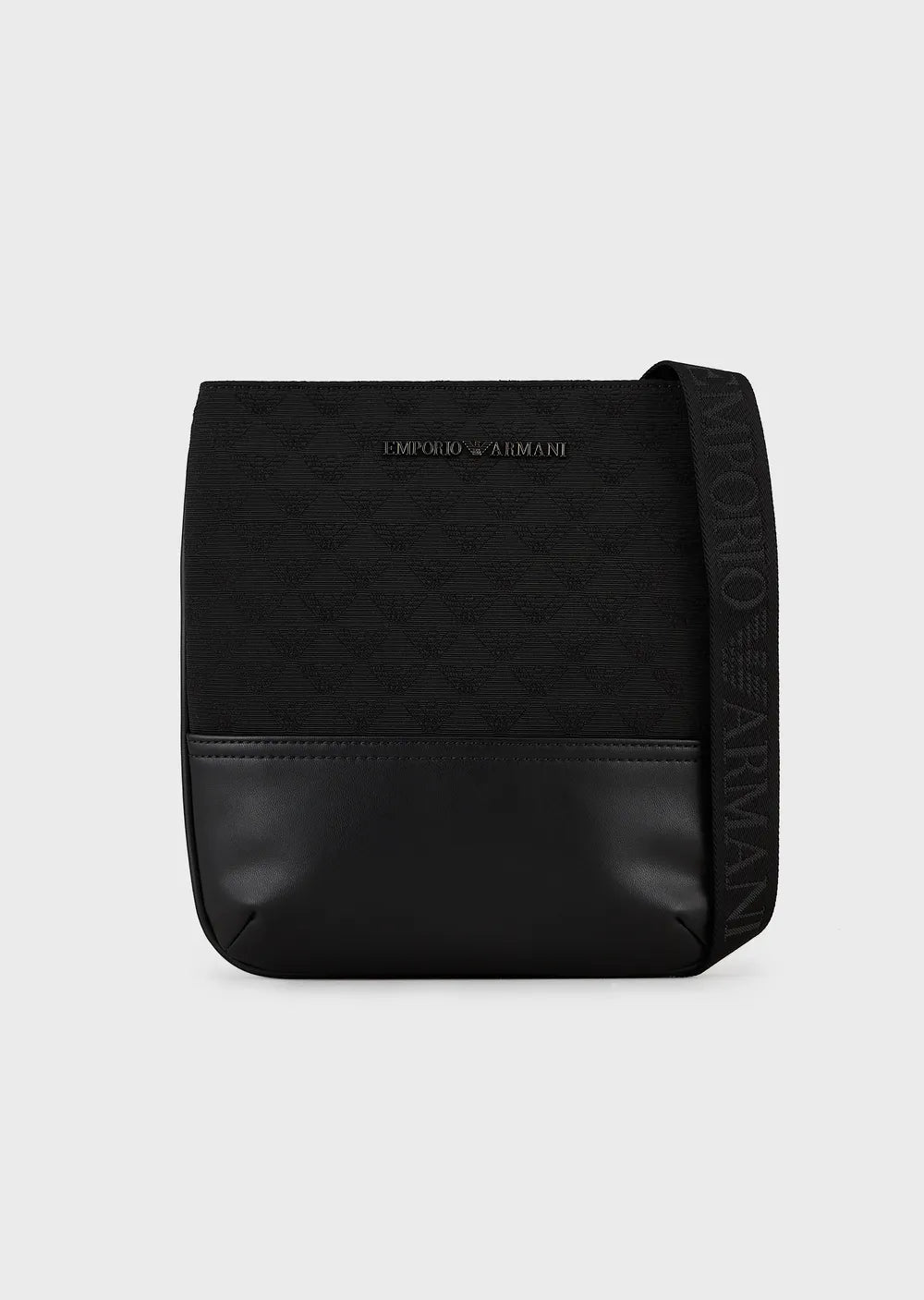 Borsa a Tracolla con Logo Emporio Armani / Nero - Ideal Moda