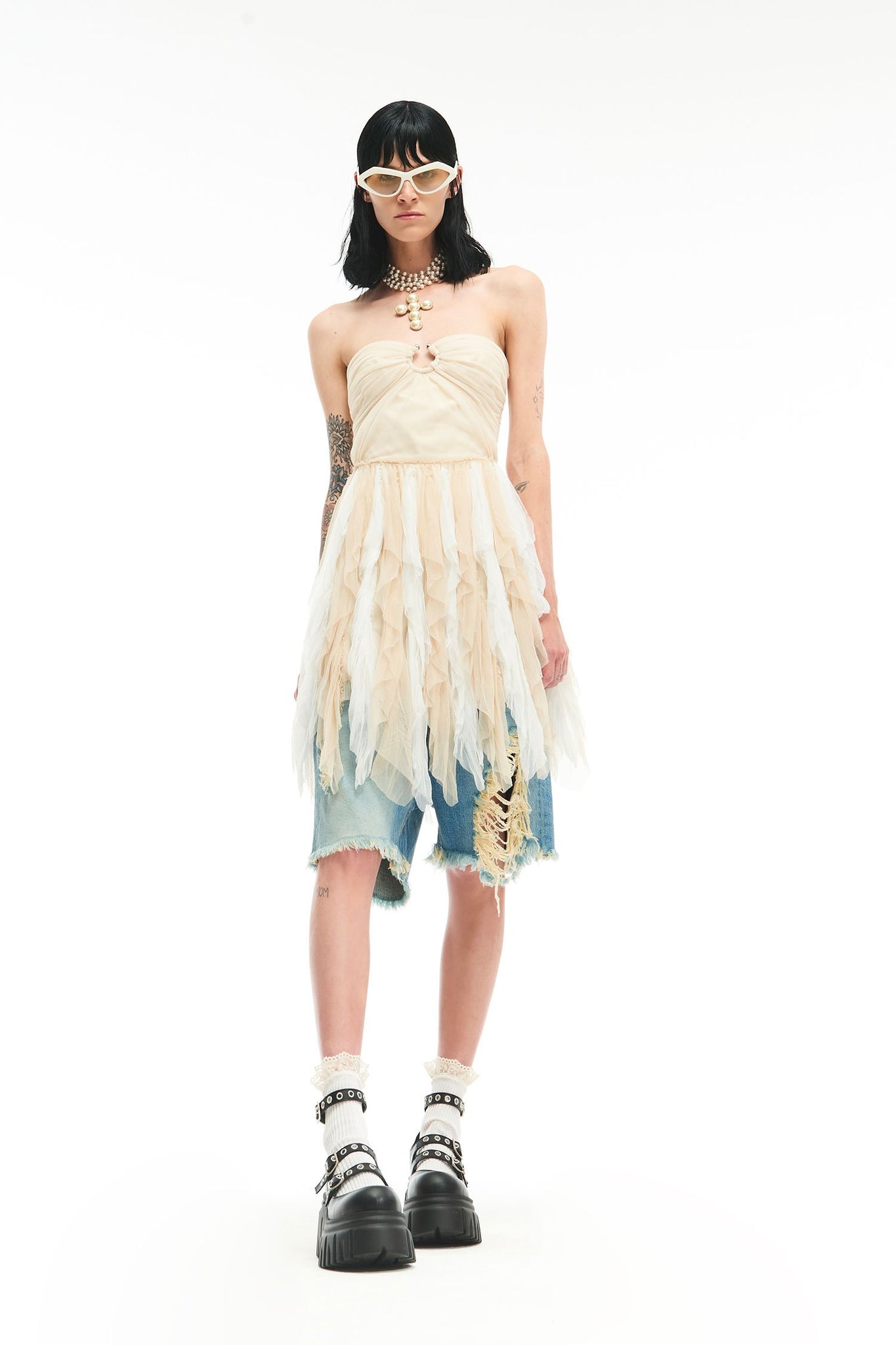 Abito Aniye By a Fascia / Bianco - Ideal Moda