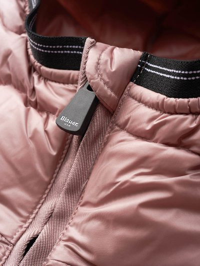 Giubbino con Motivo ad Onde Blauer / Rosa - Ideal Moda