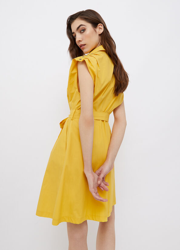 Abito Liu Jo in Popeline / Giallo - Ideal Moda