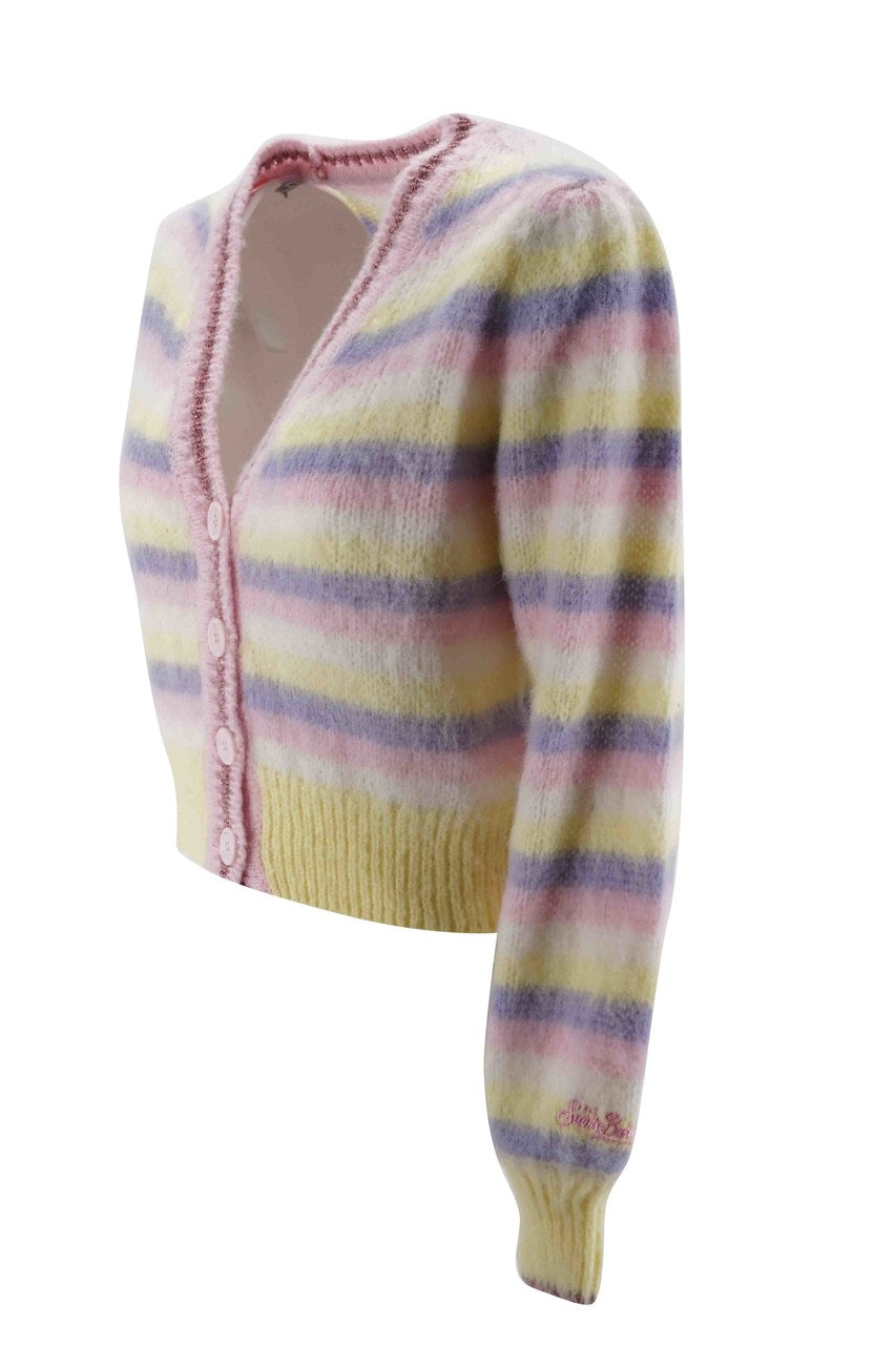 Cardigan Mc2 Saint Barth / Multicolor - Ideal Moda