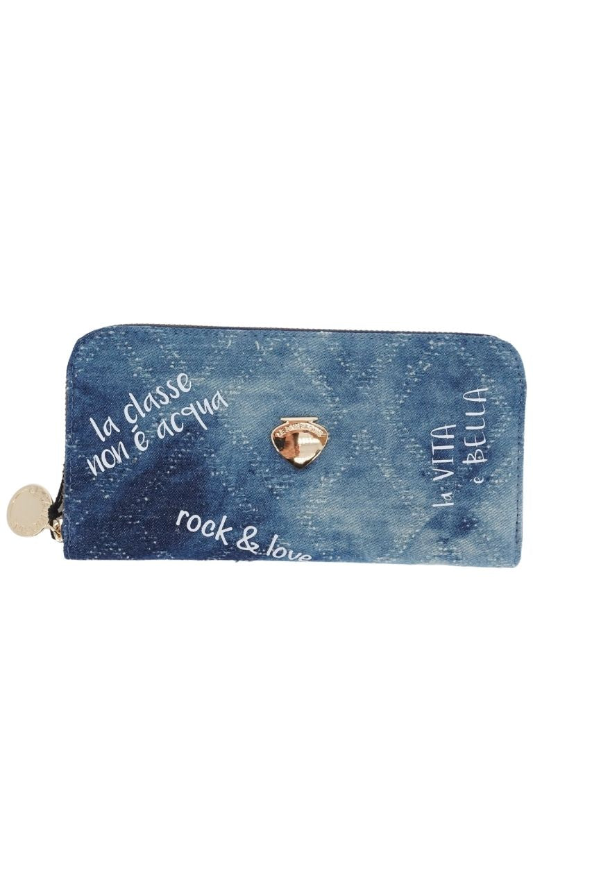 Portafogli Le Pandorine Vicky Wallet / Jeans - Ideal Moda
