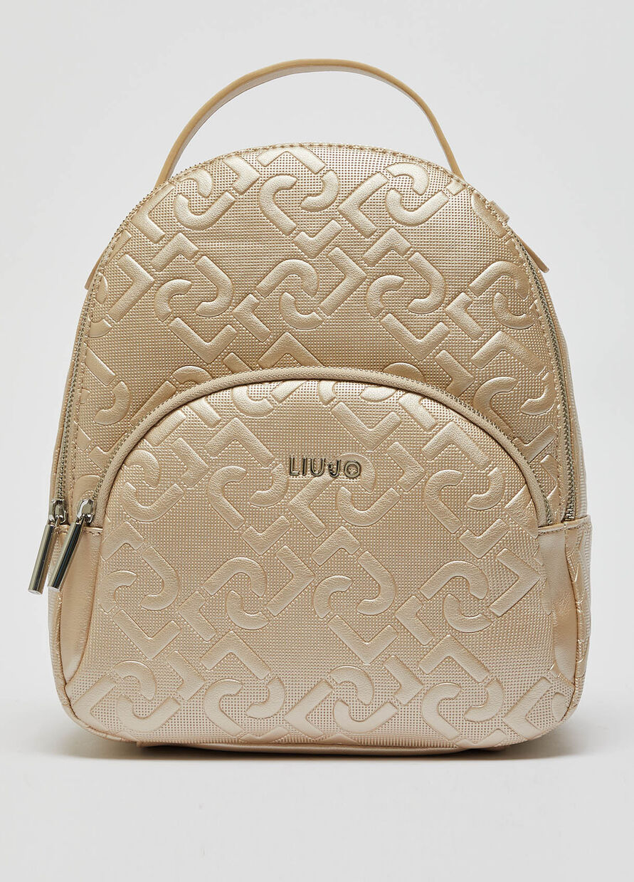Zaino Liu Jo con Logo / Oro - Ideal Moda