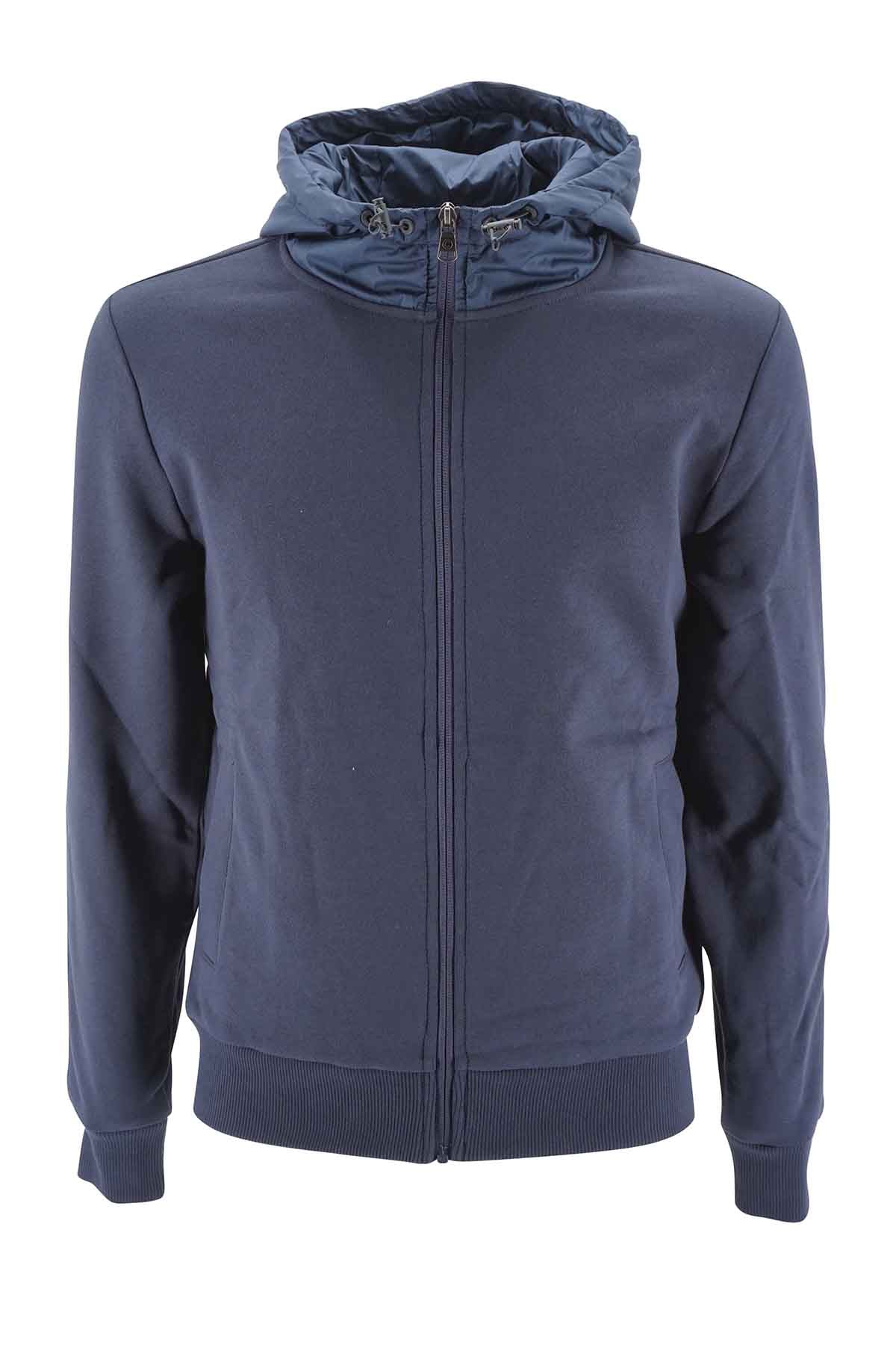 Felpa Colmar con Cappuccio / Blu - Ideal Moda