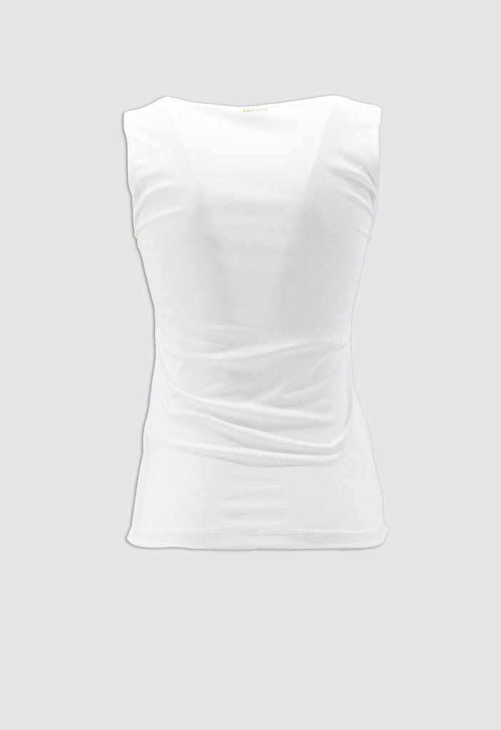 Top Jersey / Bianco - Ideal Moda