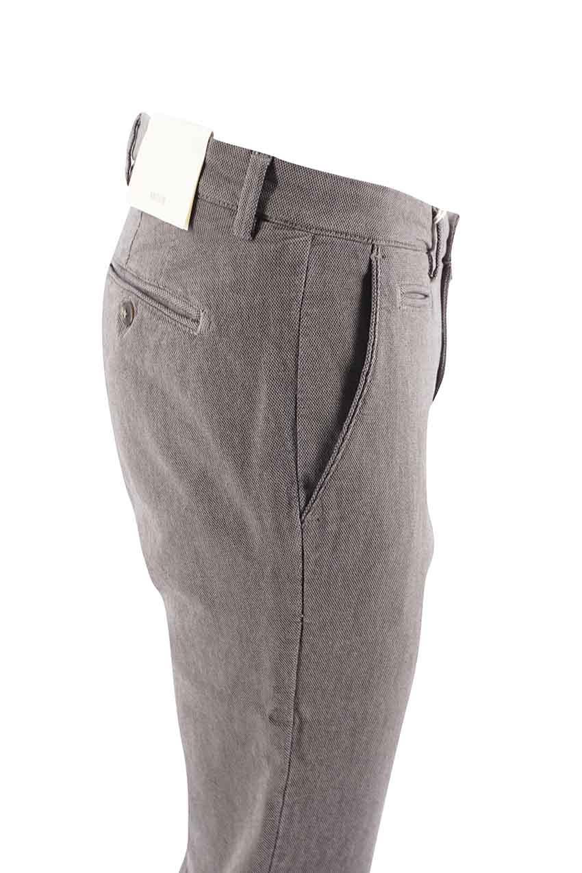 Pantalone Briglia con Tramatura / Grigio - Ideal Moda
