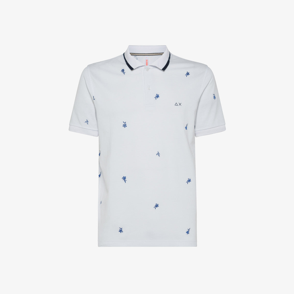 Polo Sun 68 con Ricami / Bianco - Ideal Moda