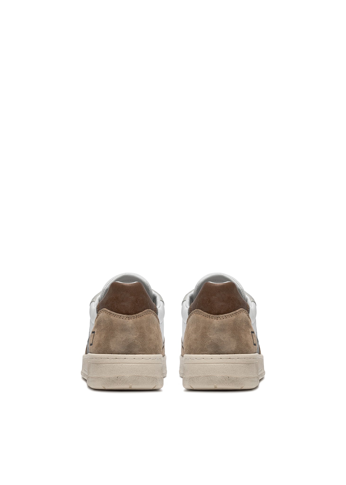 Sneaker DATE in Pelle Court 2.0 Vintage / Bianco - Ideal Moda