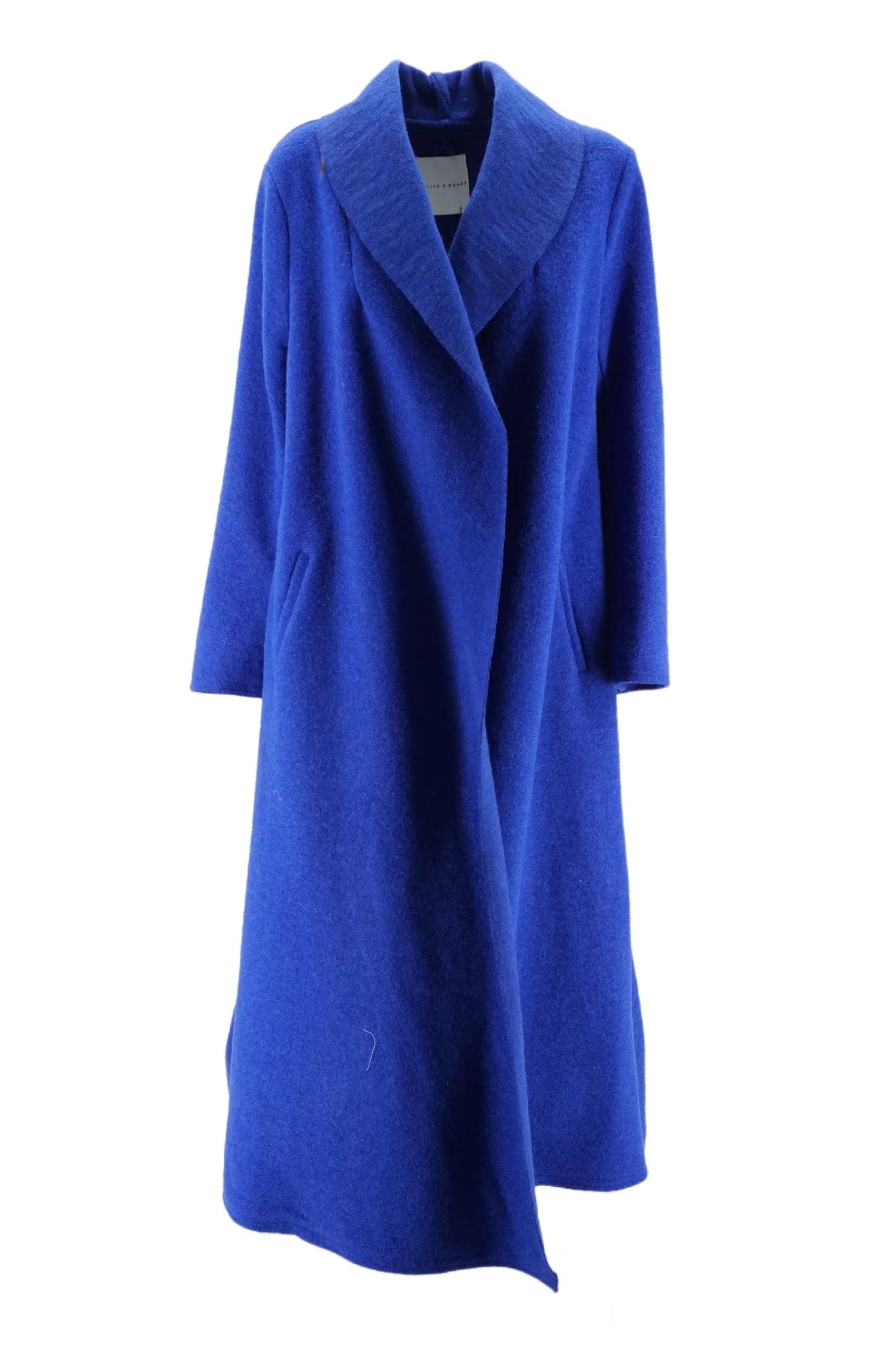 Cappotto Lungo Sfoderato / Bluette - Ideal Moda