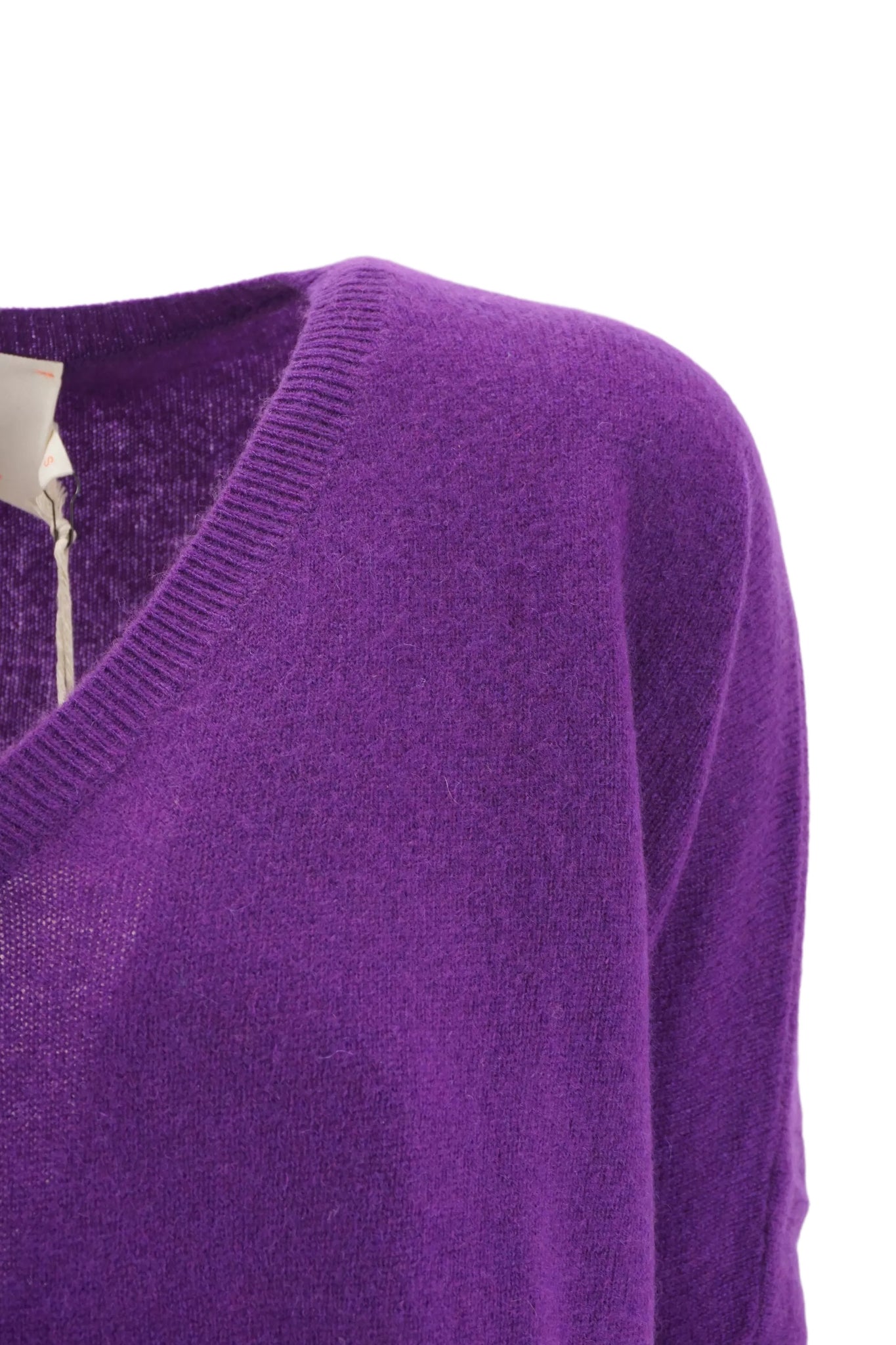 Maglia Oversize in Cashmere / Viola - Ideal Moda