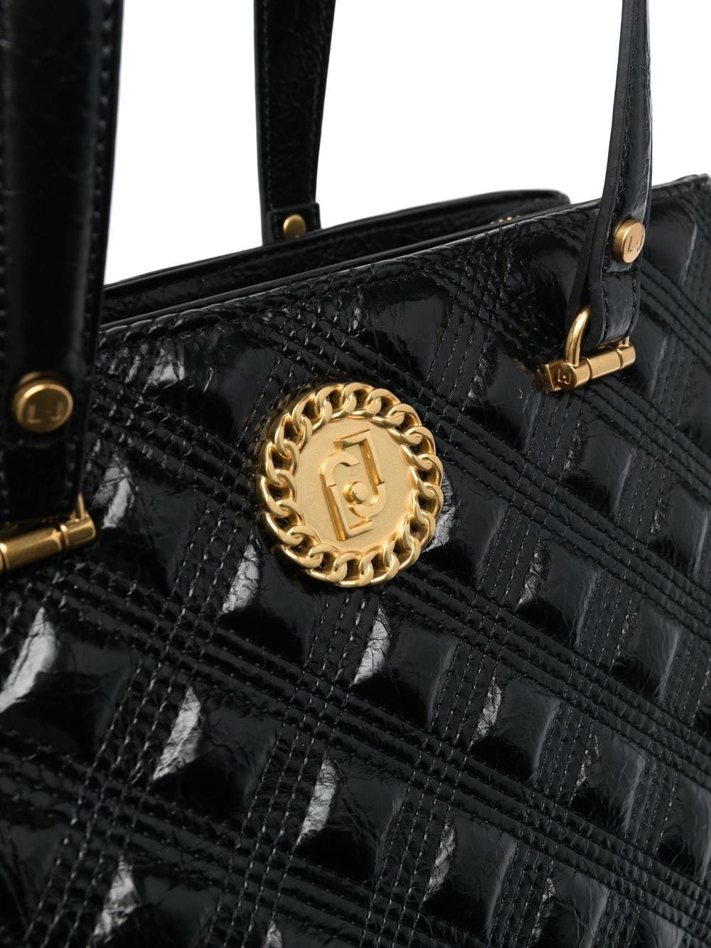 Borsa a Spalla con Logo Liu Jo / Nero - Ideal Moda
