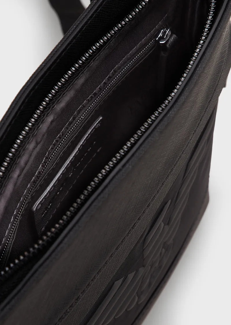 Borsa a Tracolla in Pelle Emporio Armani / Nero - Ideal Moda