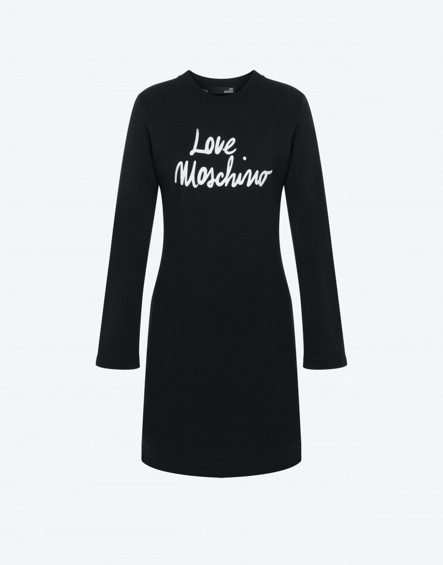Abito Love Moschino in felpa / Nero - Ideal Moda
