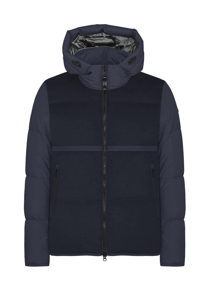 Piumino Doppio Tessuto Duno / Blu - Ideal Moda