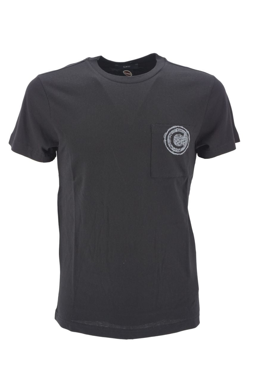 T-Shirt Colmar con Taschino / Nero - Ideal Moda