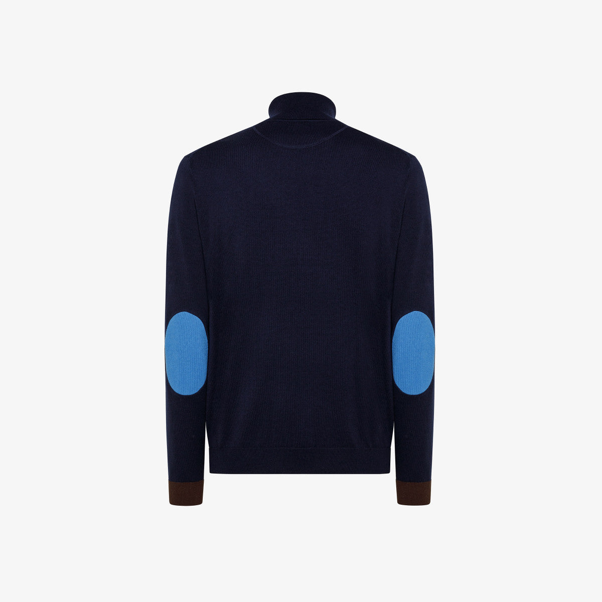 Maglia Sun 68 a Collo Alto / Blu - Ideal Moda