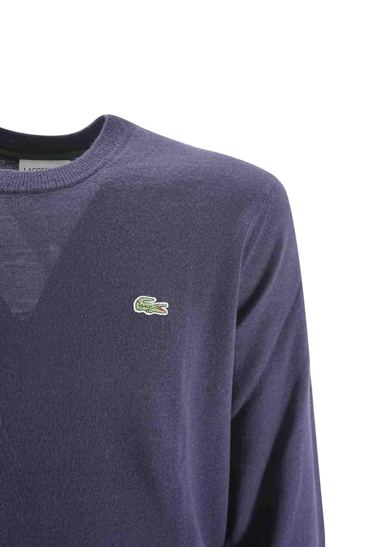 Maglia Lacoste Girocollo / Blu - Ideal Moda