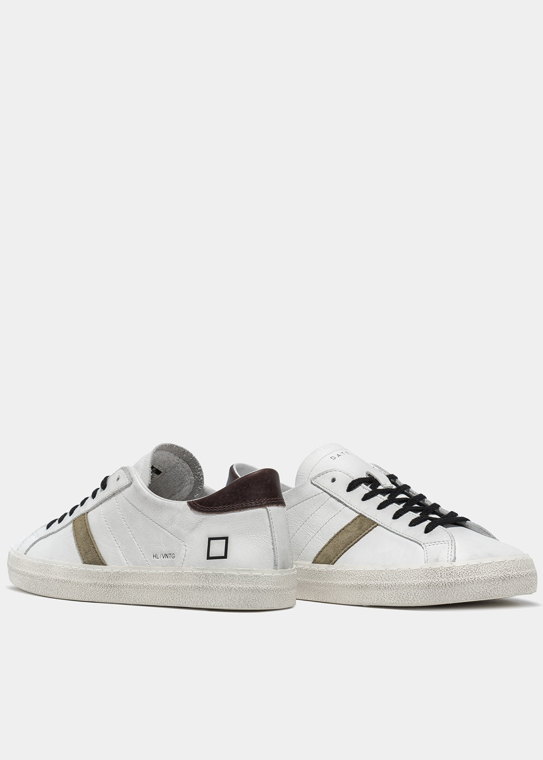Sneaker DATE in Pelle Hill Low Vintage Calf / Bianco - Ideal Moda