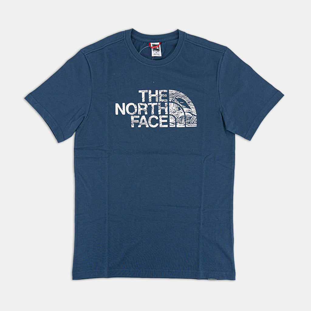 T-Shirt Uomo Woodcut Dome / Blu - Ideal Moda