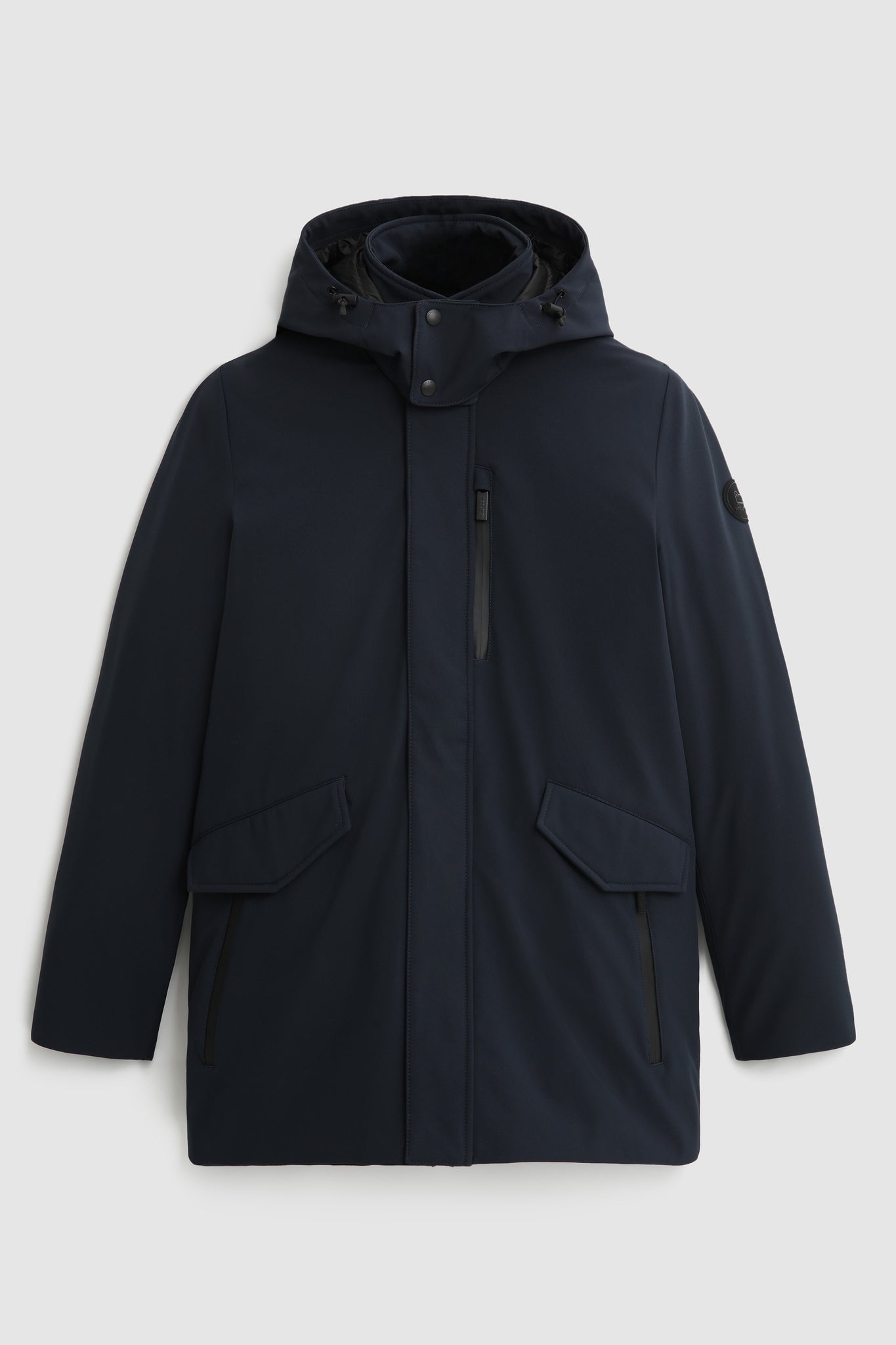 Giacca Woolrich in soft shell / Blu - Ideal Moda