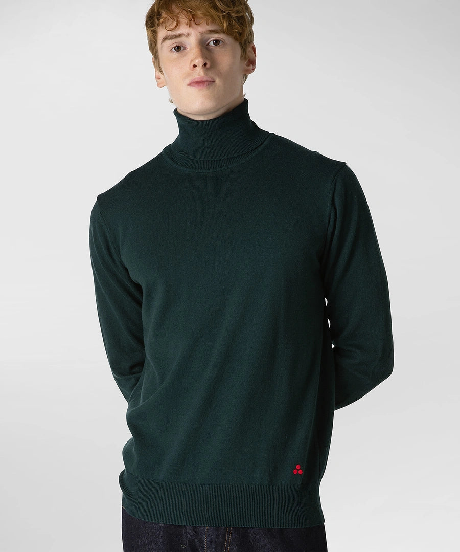 Maglia a Collo Alto Peuterey / Verde - Ideal Moda
