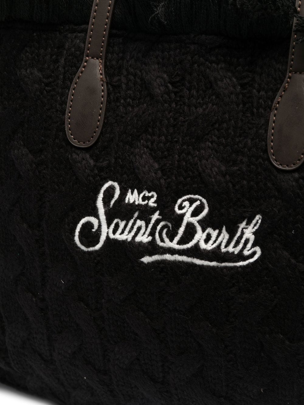 Borsa Vanity in Maglia Mc2 Saint Barth / Nero - Ideal Moda