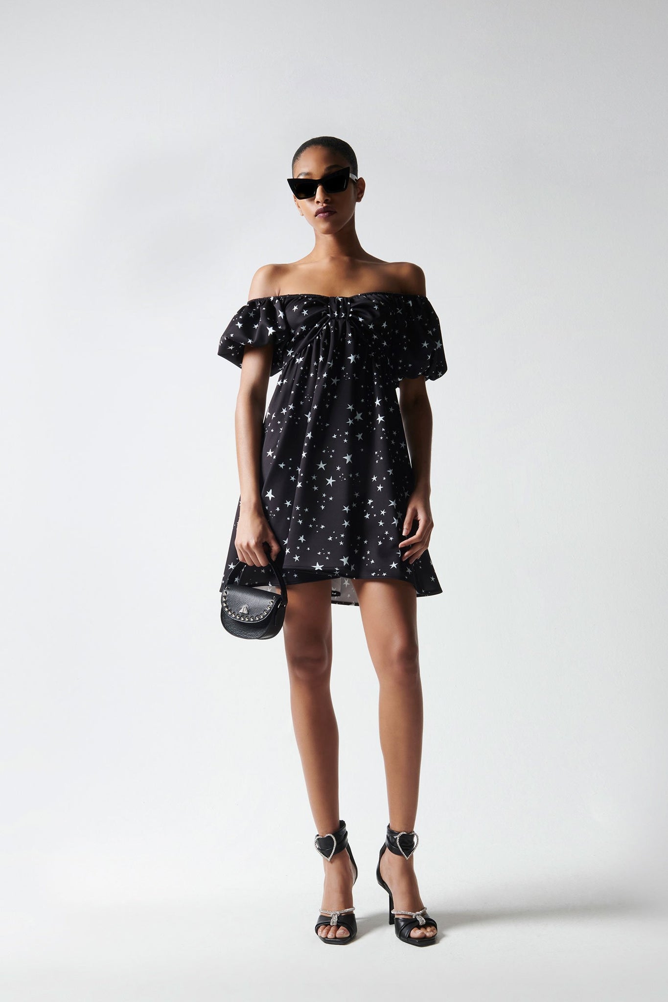 Abito a Fascia con Fantasia Aniye By / Nero - Ideal Moda