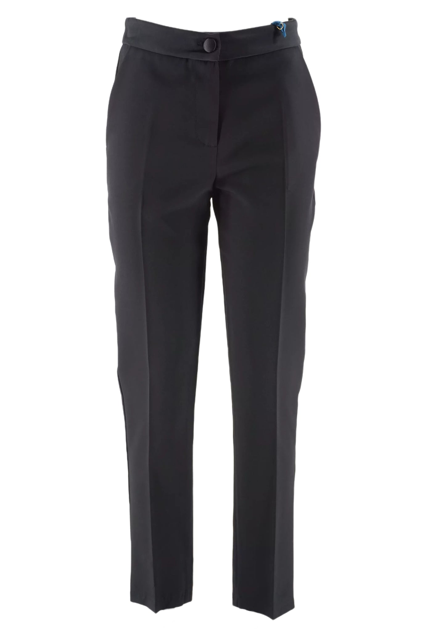 Pantalone Classico Slim Fit / Nero - Ideal Moda
