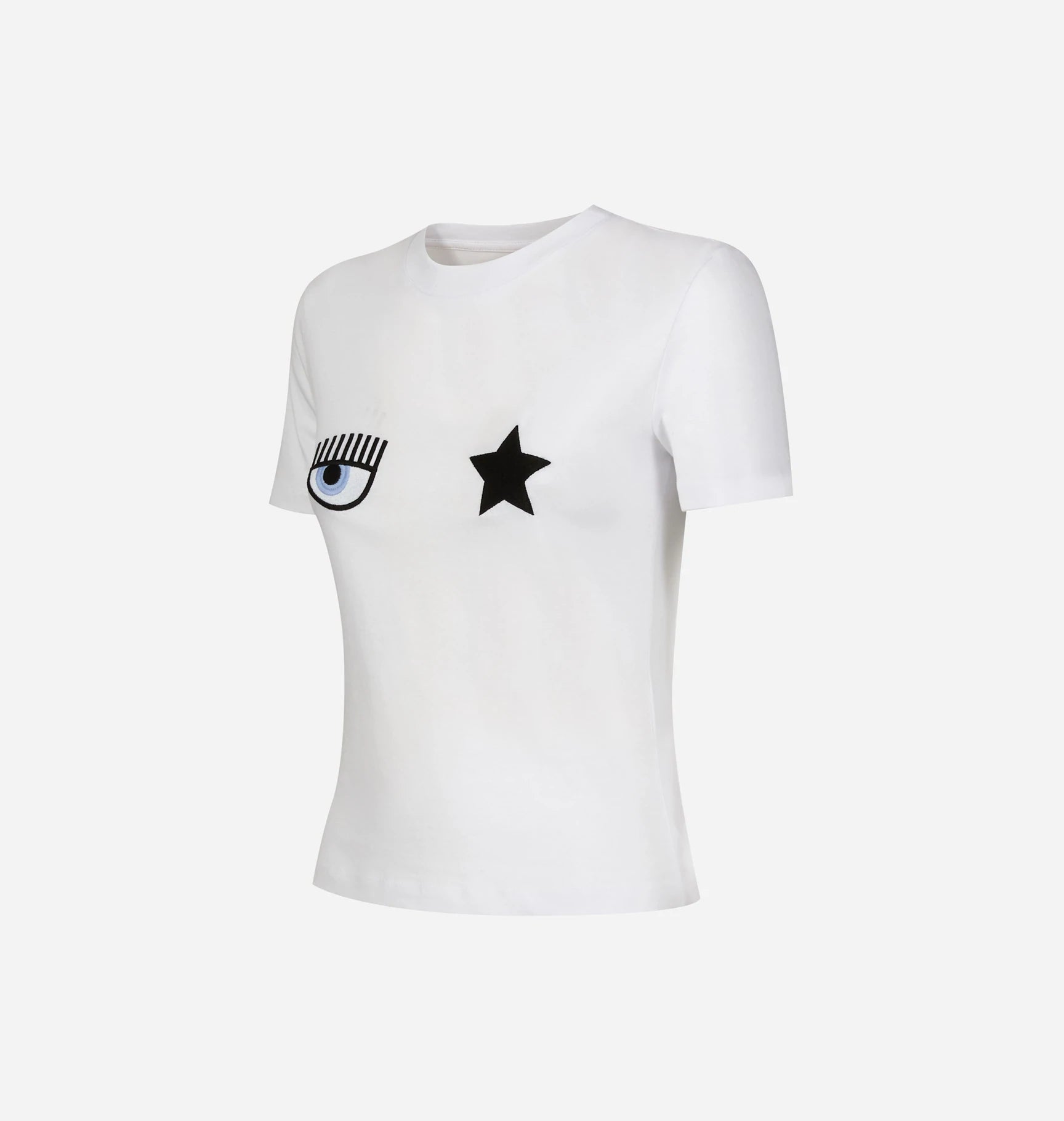 T-Shirt Chiara Ferragni con Logo / Bianco - Ideal Moda