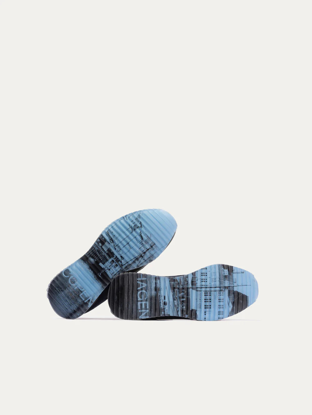 Sneaker in Pelle e Tessuto Hoff / Blu - Ideal Moda