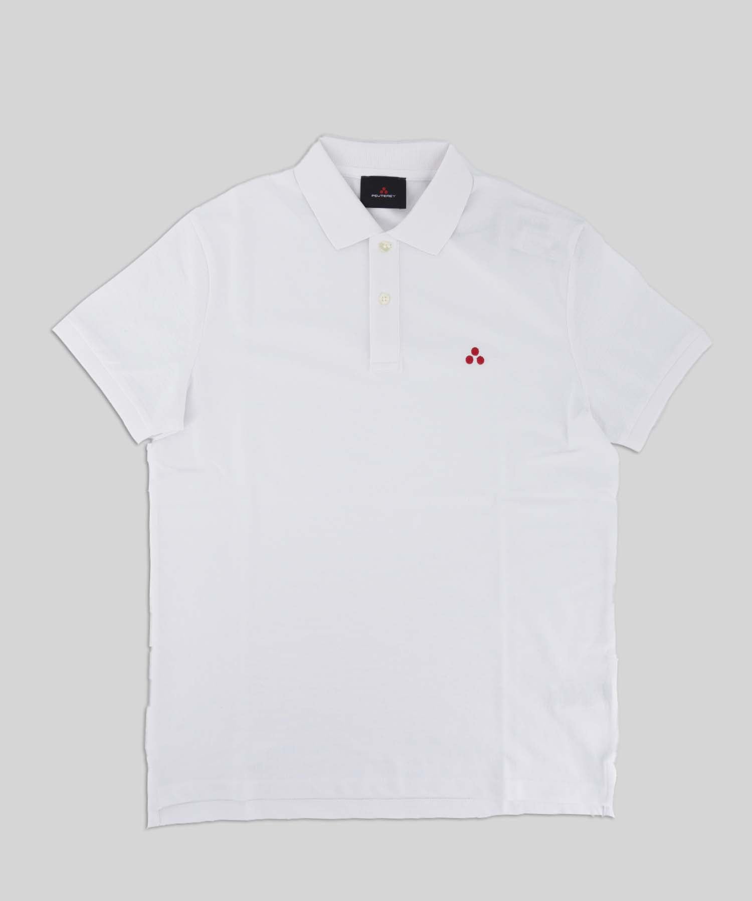 Polo in Piquet di Cotone / Bianco - Ideal Moda