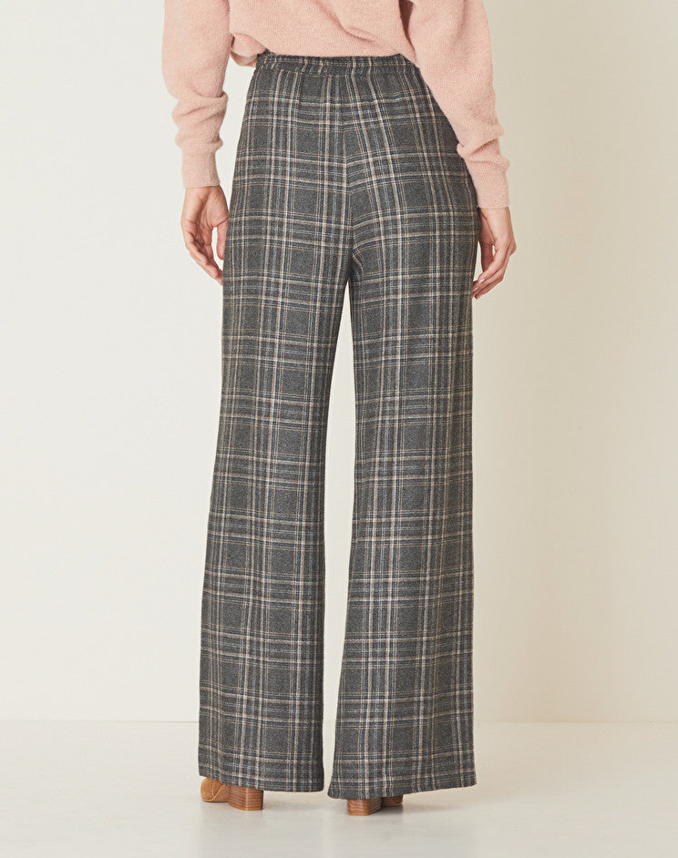 Pantalone Palazzo a Fantasia Manila Grace / Grigio - Ideal Moda