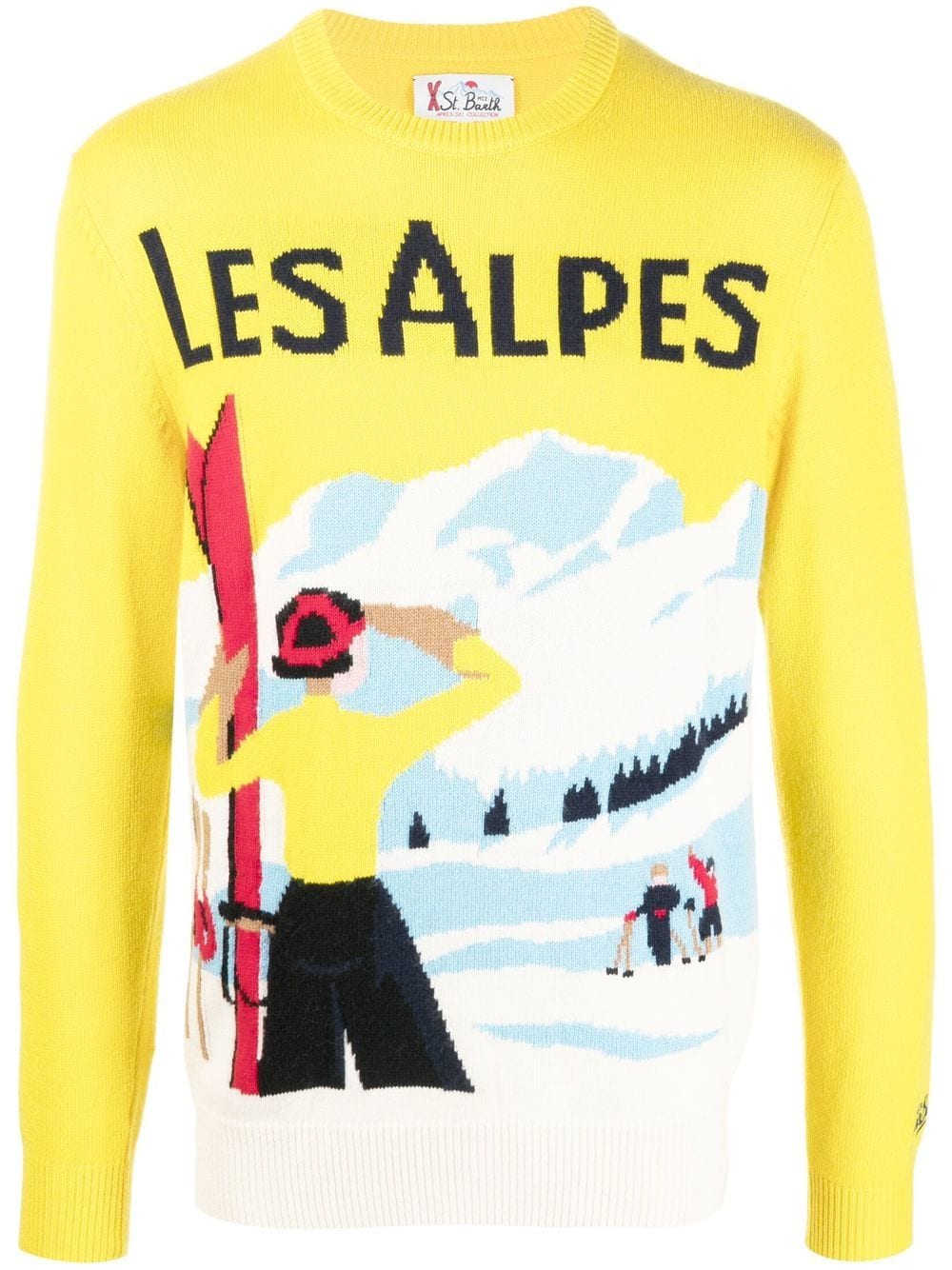 Maglia con Stampa Mc2 Saint Barth / Giallo - Ideal Moda