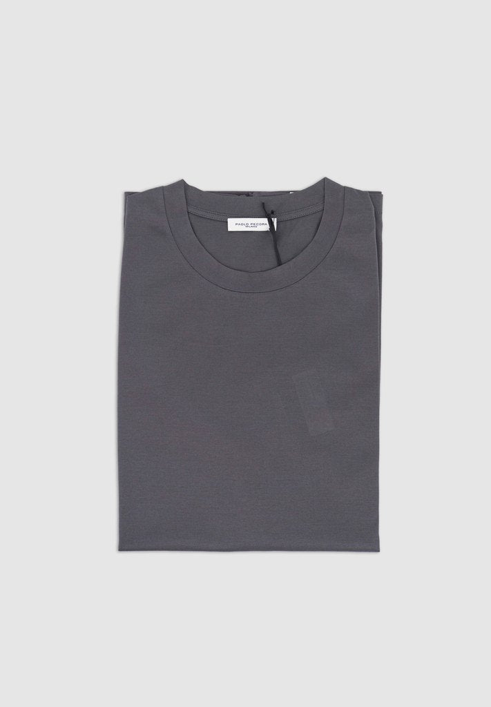 T-shirt basic / Grigio - Ideal Moda