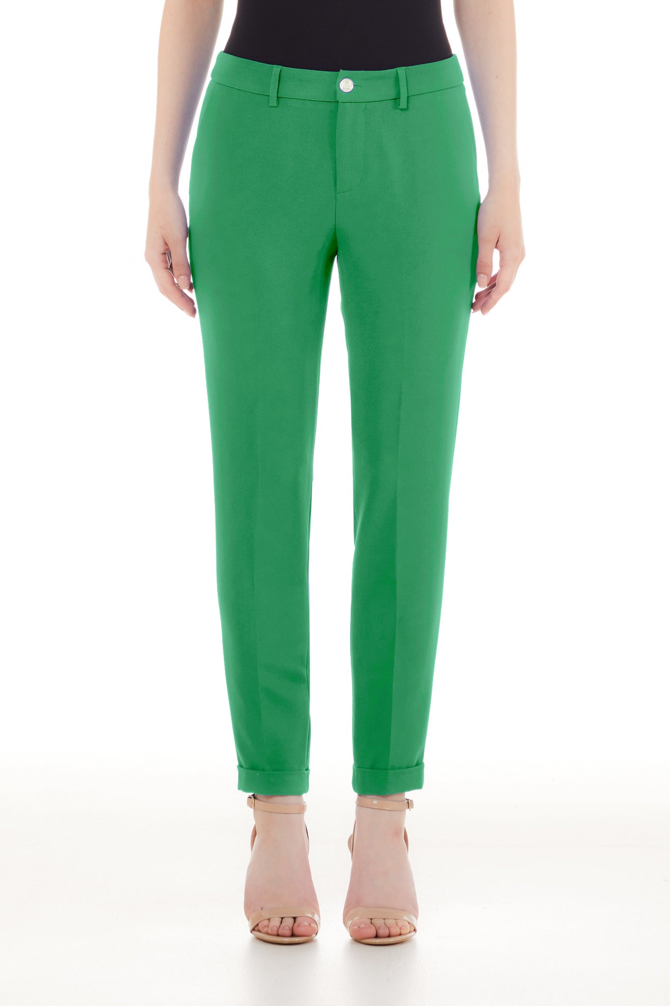 Pantalone in Twill Stretch Liu Jo / Verde - Ideal Moda