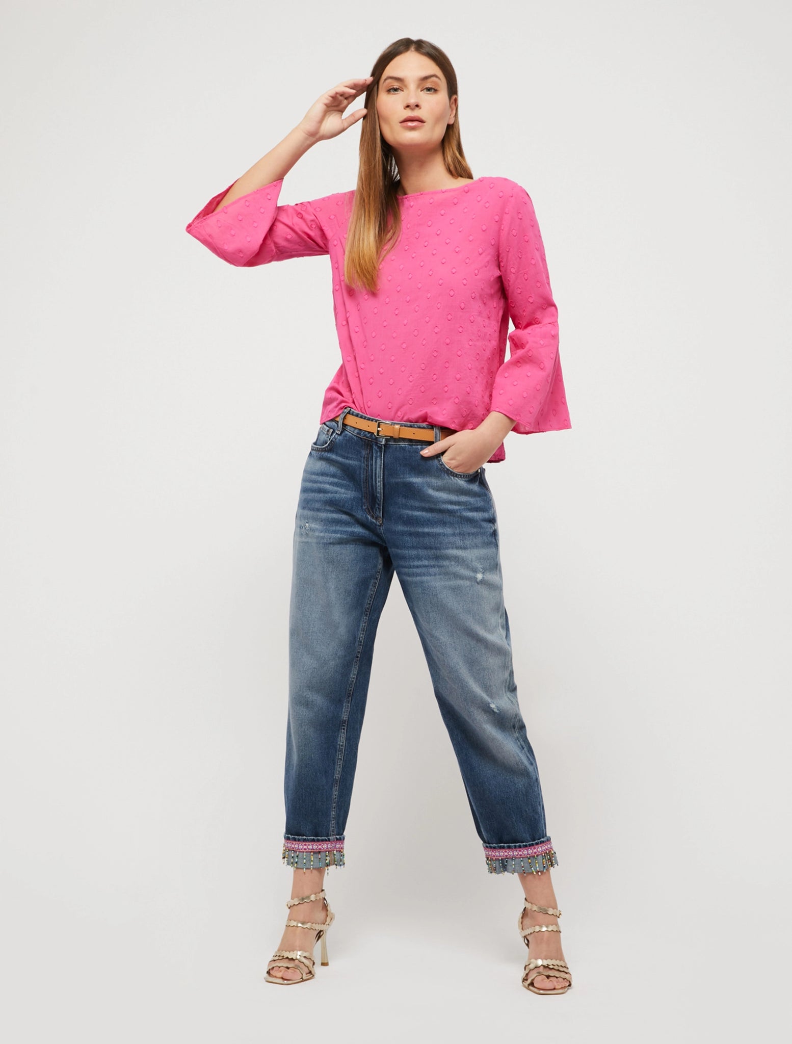 Blusa in Mussola Pennyblack / Fucsia - Ideal Moda