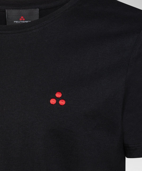 T-Shirt Peuterey Girocollo / Nero - Ideal Moda