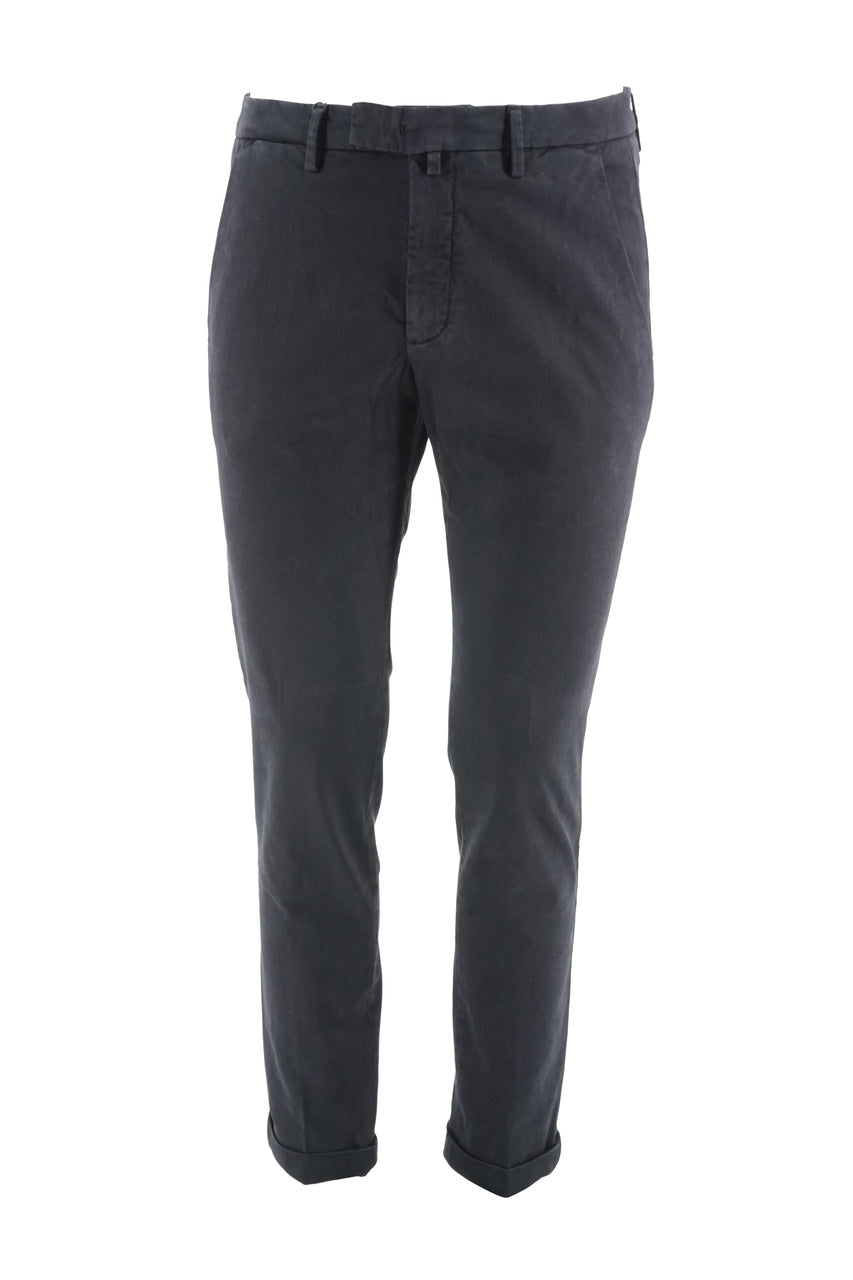Pantalone Briglia Slim Fit / Nero - Ideal Moda