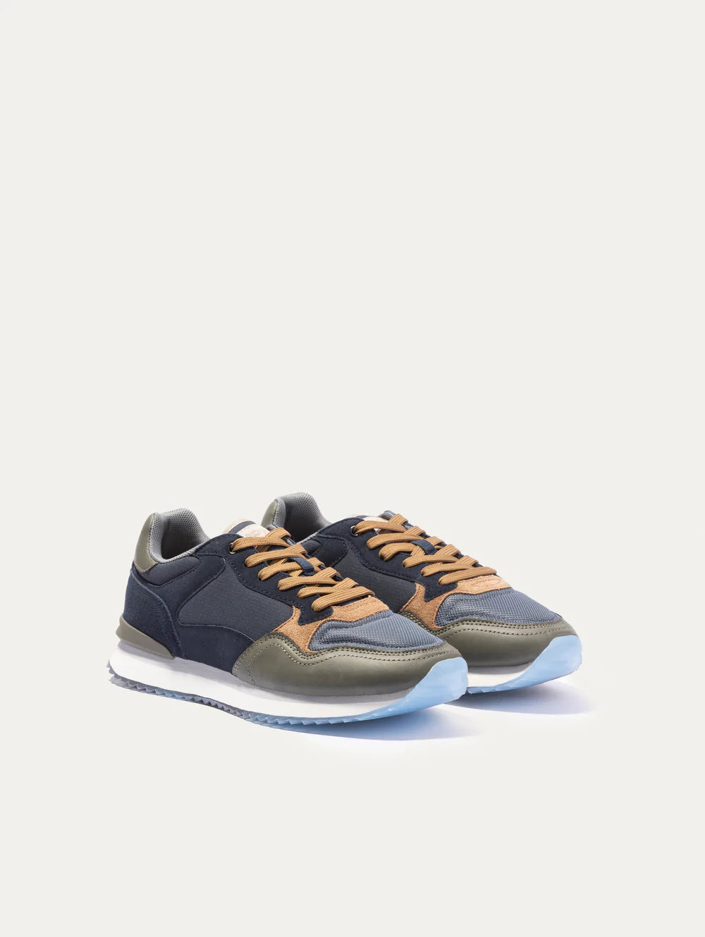 Sneaker in Pelle e Tessuto Hoff / Blu - Ideal Moda