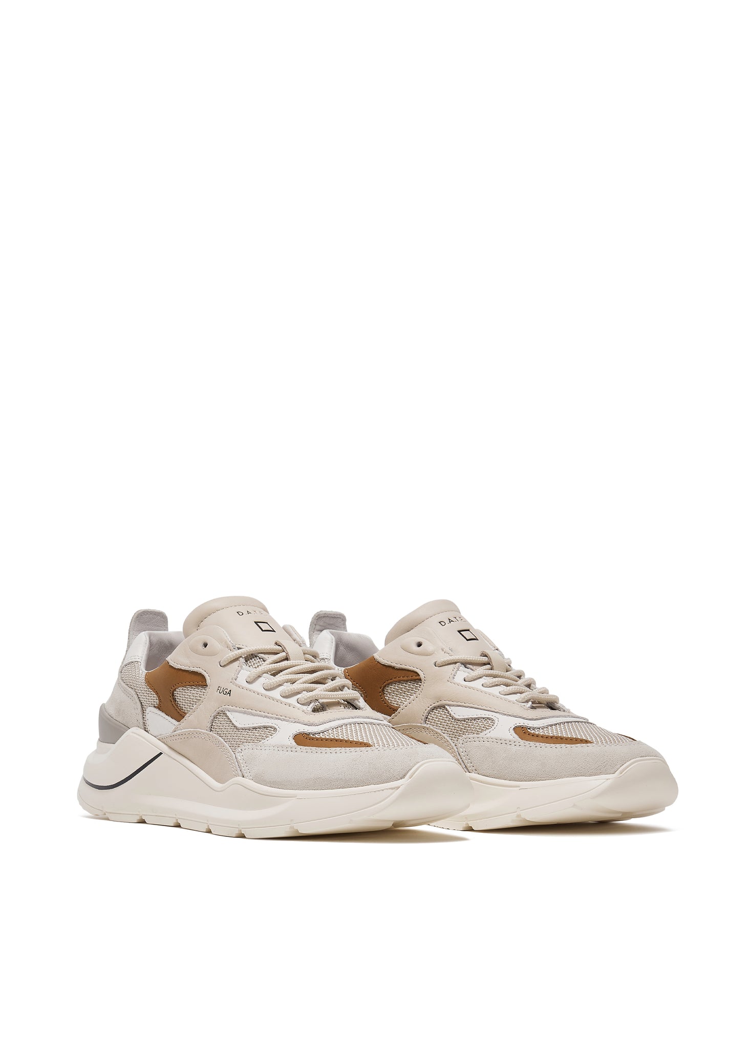 Sneaker Fuga Natural DATE / Beige - Ideal Moda