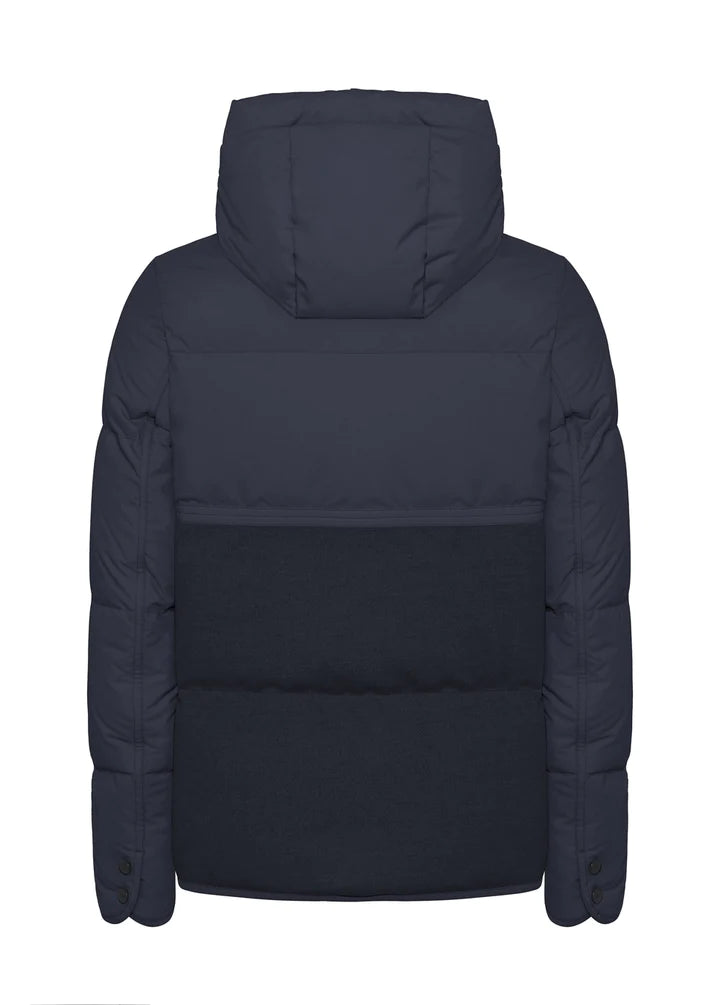 Piumino Doppio Tessuto Duno / Blu - Ideal Moda